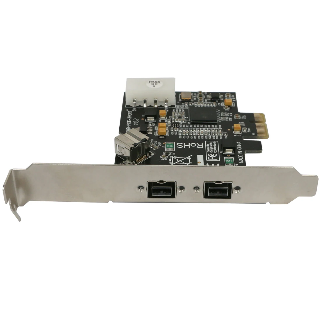 Плата расширения PCIe PCI E x1 на 3 порта 1394B для FireWire 800 IEEE 1394 B 2 + 1 Карта контроллера