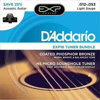 

Exp16-ct15 tuner in the resonator hole + set of strings D'Addario