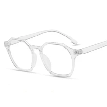Ретро полигон для женщин оптика очки рамки нерегулярные анти синий светильник классические очки компьютер