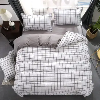 

37Geometric 4pcs Girl Boy Kid Bed Cover Set Duvet Cover Adult Child Bed Sheets And Pillowcases Comforter Bedding Set 2TJ-61013