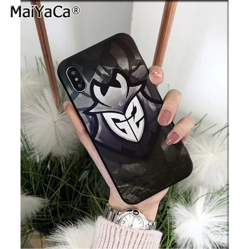 FHNBLJ G2 Esports Club TPU Soft Silicone Phone Case Cover for Apple iPhone 8 7 6 6S Plus X XS MAX 5 5S SE XR 11 11pro max Cover