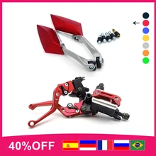 Yamaha ybr 125cc suzuki vstrom dl650 혼다 xl1000v ktm 690 슈퍼 모토 모토 rcycle 브레이크 레버 모토 액세서리(China)