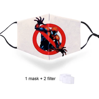 

Deadpool 3D Print PM2.5 Filter Masks Vemon Streetwear Face Respirator Anti Mouth Mask Unisex High Quality Masks 2020 New