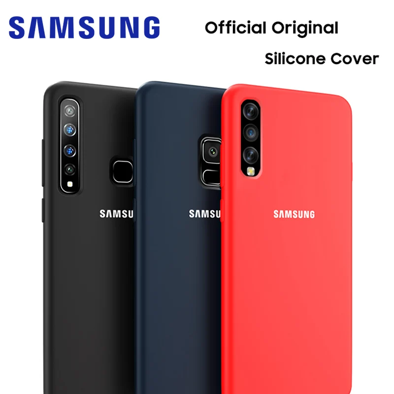 

SAMSUNG A9 2018 Case Original Official Genuine Silicone Soft Cover Samsung Galaxy A6 A8 Plus A7 A9 2018 A730 A750 A9200 Case