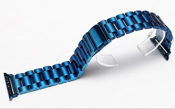 Ремешок для Apple Watch 42/44 мм, браслет из нержавеющей стали черного и золотого цвета, ремешок с пряжкой, адаптер для IWatch Band 4 3 38 40 мм - Цвет ремешка: 2