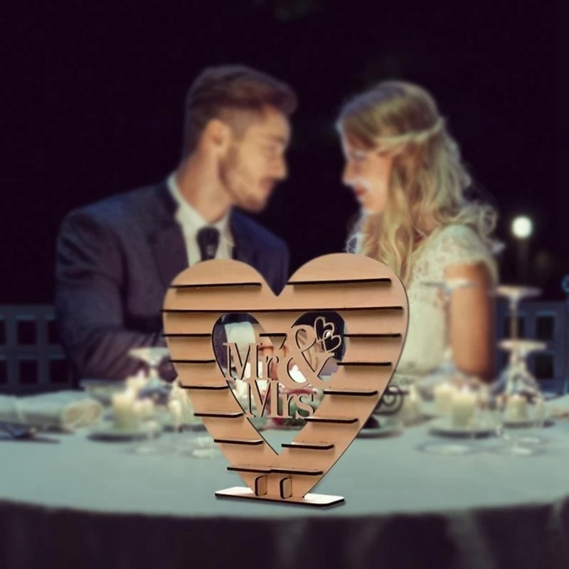 DIY Сердце Дерево фестиваль День рождения Свадьба Mr& Mrs любовь Конфеты Шоколад стенд Свадебные украшения вечерние аксессуары