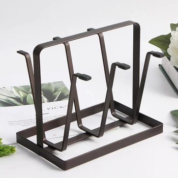 

Metal Cup Drainage Rack Mug Holder Kitchen Counter Top Storage Home Stand Shelf