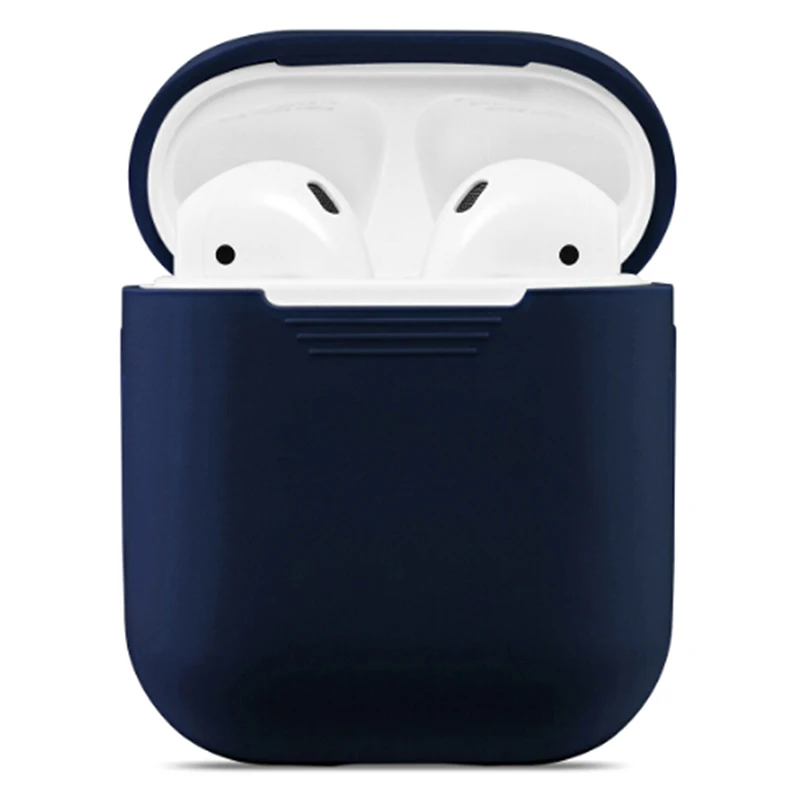 1 шт. защитный силиконовый чехол AirPods для наушников, чехол для наушников, маленькая коробка для хранения