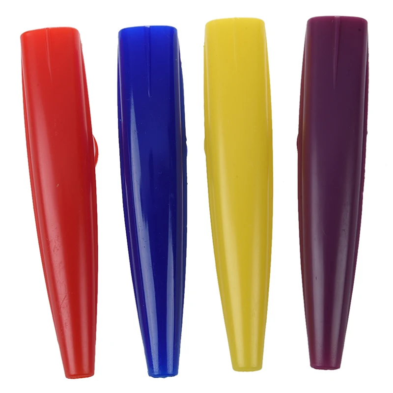 NEW-4Pcs цветные пластиковые Kazoos 4 11/16 дюйма