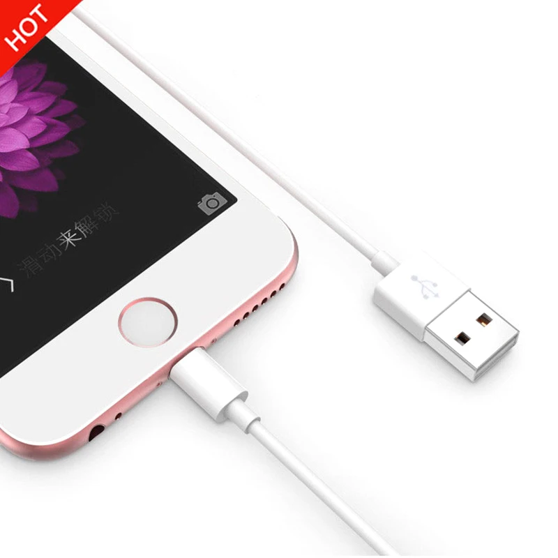 8-контактный usb-кабель для зарядного устройства для iPhone XS Max X XR 8 5 5S 6s 6 7 Plus IOS 12 11 оригинальная копия 8-контактный адаптер для зарядки и синхронизации данных
