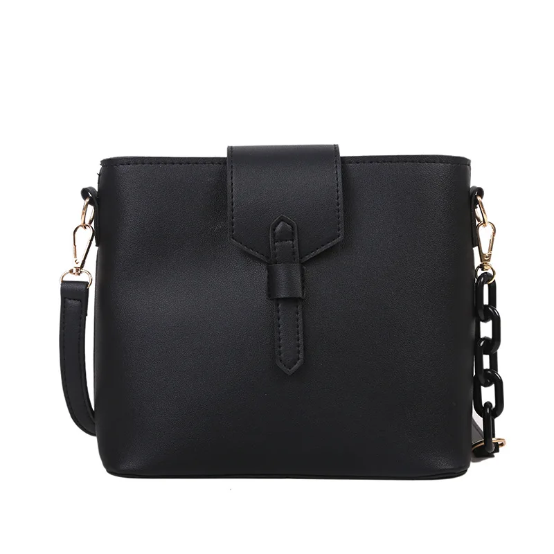 Женская сумка-ведро из ПУ кожи с ручками и плечевым ремнём | Багаж сумки