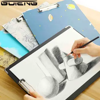 

8K Sketch Pad Clip Waterproof Sketching Board 40*30cm For Drawing Painting Tools For School Students Stationery Art Supplie