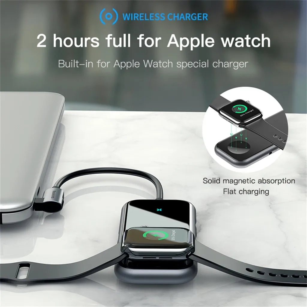 USB C концентратор к USB 3,0 HDMI RJ45 адаптер для MacBook Pro Air мульти Тип C концентратор с беспроводной зарядкой для iWatch USB-C концентратор