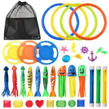 Diving-Toys-Set Storage-Bag Water-Play-Toys Swimming-Pool-Party Summer Games Funny Girls