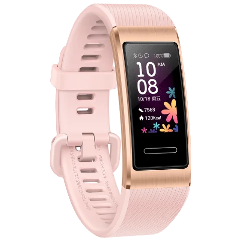Умный Браслет huawei Band 4 Pro, инновационные часы, лица, автономный gps, проактивный мониторинг здоровья, SpO2, кислород крови - Цвет: pink