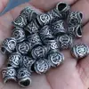 24Pcs Runic Runes Metal Beads Viking Jewelry Bead For Hair Beard Braided Charms Bracelet Making Jewerly Craft Wholesale Supplies ► Photo 3/6