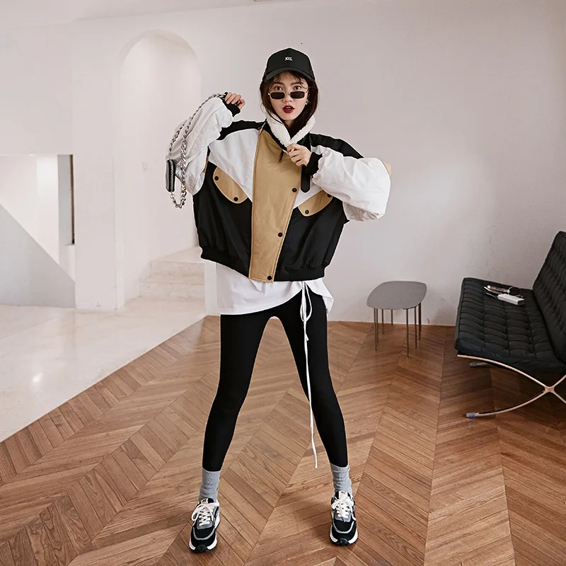 Max LuLu модная Корейская женская зимняя одежда женские зимние куртки с меховым воротником утепленные стеганые пальто винтажные Лоскутные парки