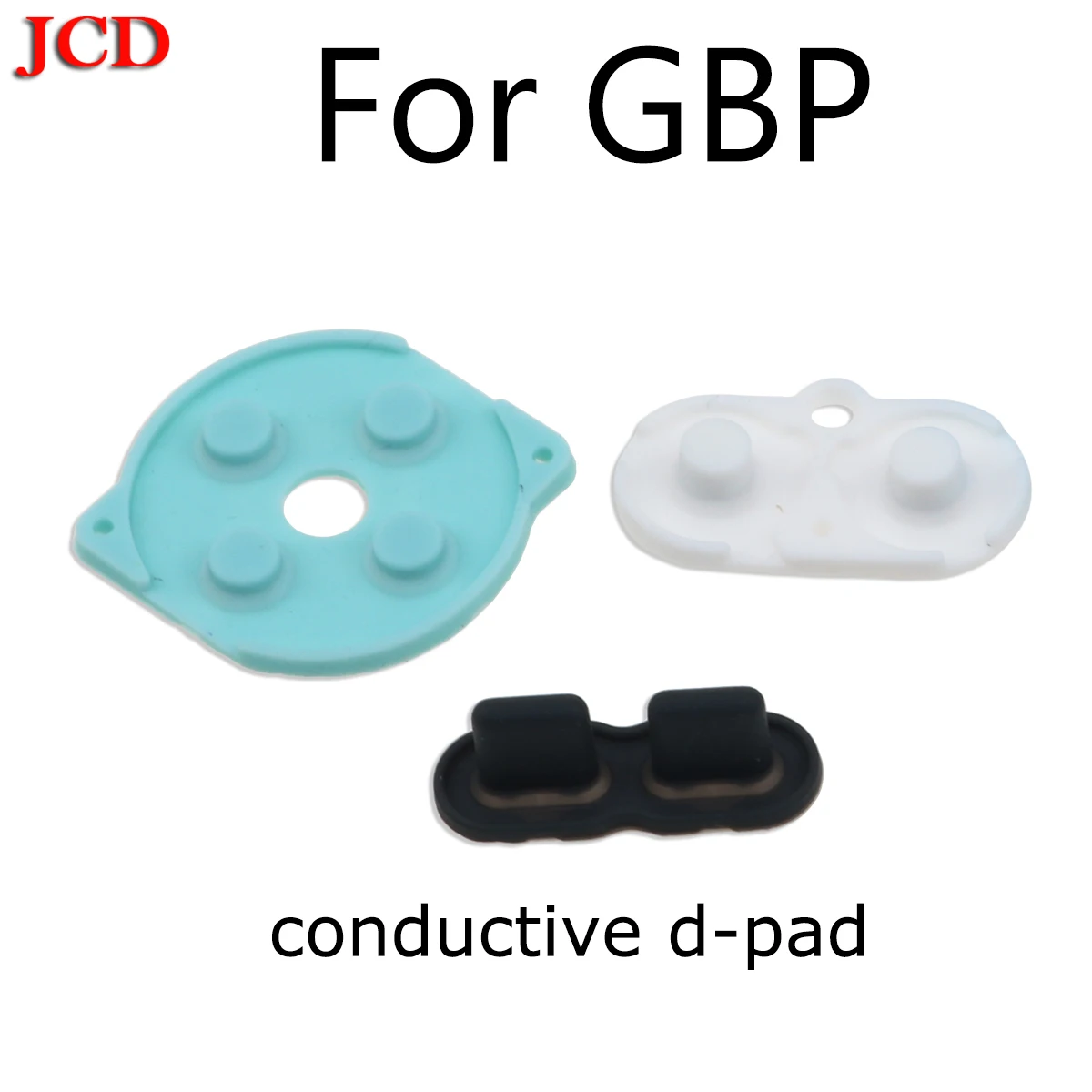 JCD 28 комплектов разноцветная A B кнопки клавиатуры для карманная приставка Game Boy для GBP Выключатель кнопки для GBP D колодки Мощность кнопки - Цвет: conductive d-pad