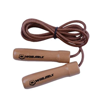 

Leather Skipping Rope Speed Jump Fitness Equipment Adjustable Gym Workout