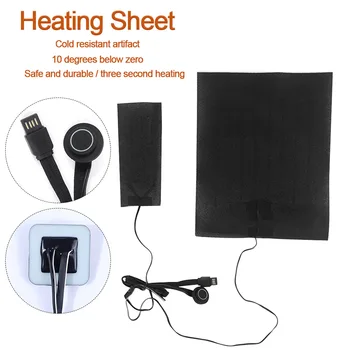 

Vest Jacket Safety Portable Fast Heating Electric Composite Fiber Outdoor Adjustable Temperature USB Charging Warm Paste Pads