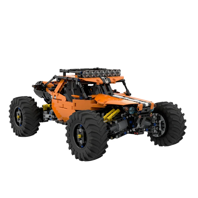 

Building Blocks Compatible MOC-19664 4WD RC Buggy SUV Orange Technic Bricks Gifts Fit lepining Diy Toy Christmas Gift
