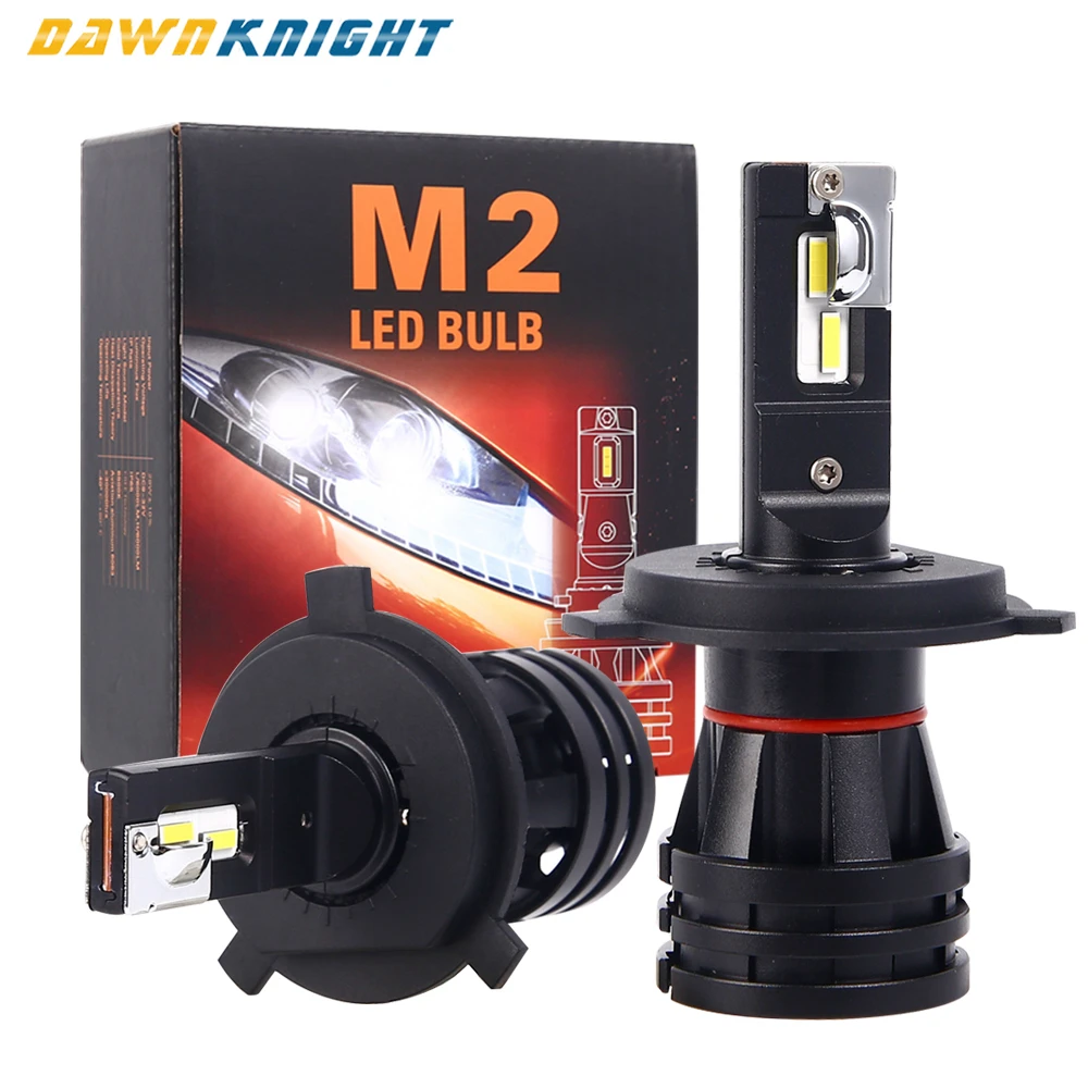 M2 Led Car Headlight H4 H7 H1 H8 H11 9005 Hb3 9006 Hb4 9012 H27 Low Beam High Beam Lens Led Lamp H4 H7 Turbo Motorcycle Led Bulb