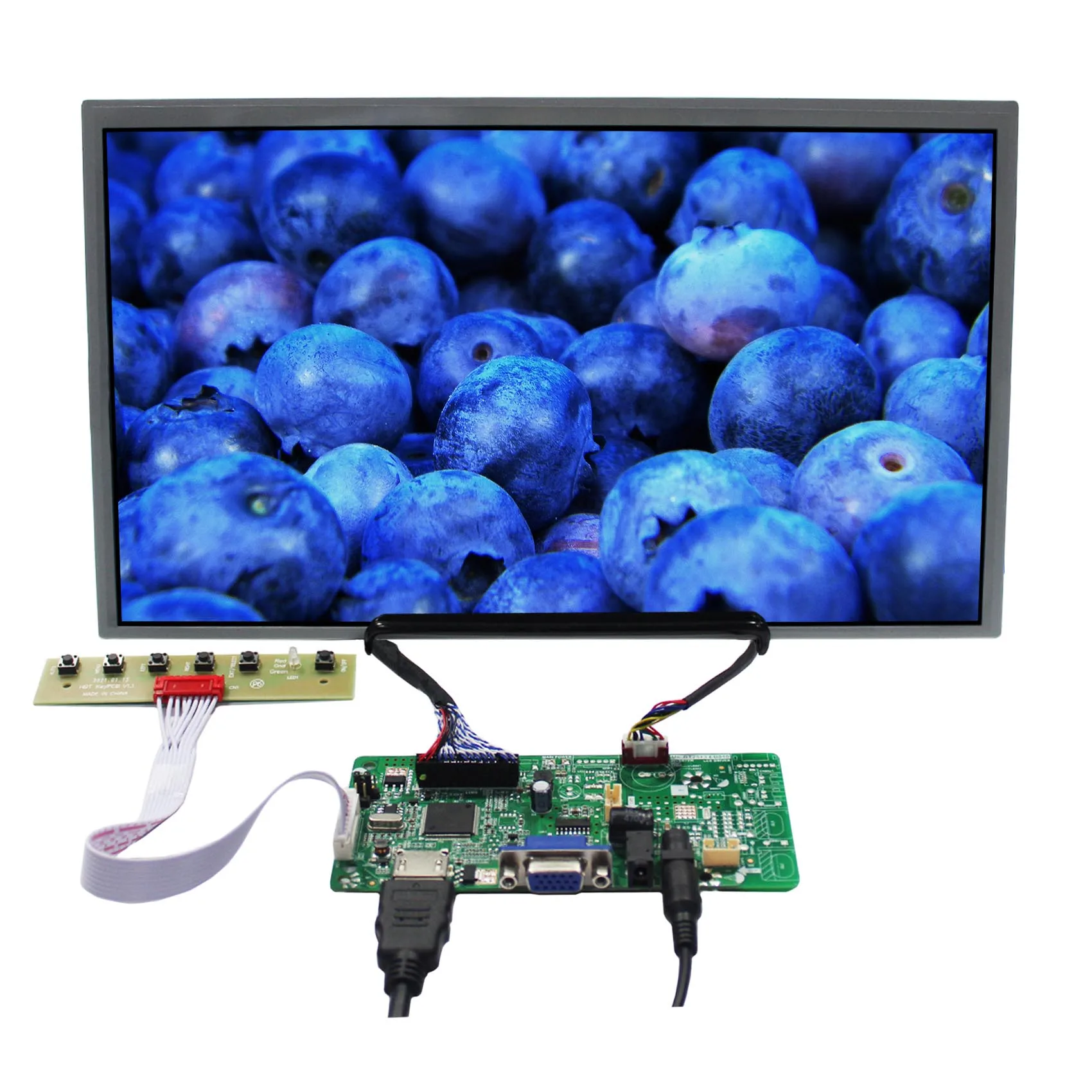 US $114.47 LCD Monitor 133 LQ133M1LW02 1920X1080 LCD Screen with HDMI VGA Audio LCD Board used to Laptop LisplayDIY Car display etc
