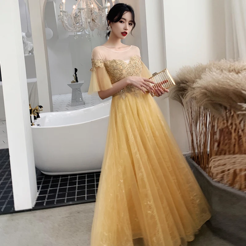 Women Exquisite Appliques Cheongsam Elegant Lace Patchwork Full Length Bling Beads Chinese Dress Evening Party Gown Vestidos |