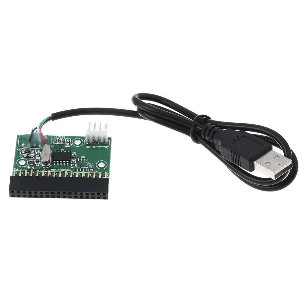 1.44MB 3.5" floppy drive connector 34 PIN 34P to USB cable adapter PCB board
