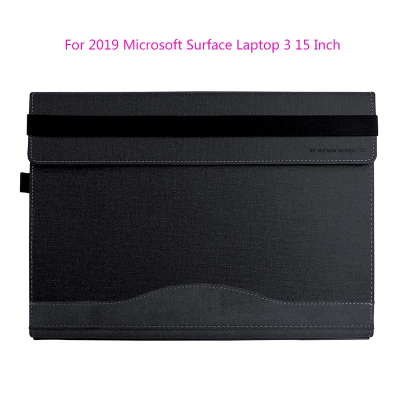 Laptop Case For 2019 Microsoft Surface Laptop 3 15 Inch PU Leather Protective Cover For Surface Laptop 3 Multi-use Design Gifts
