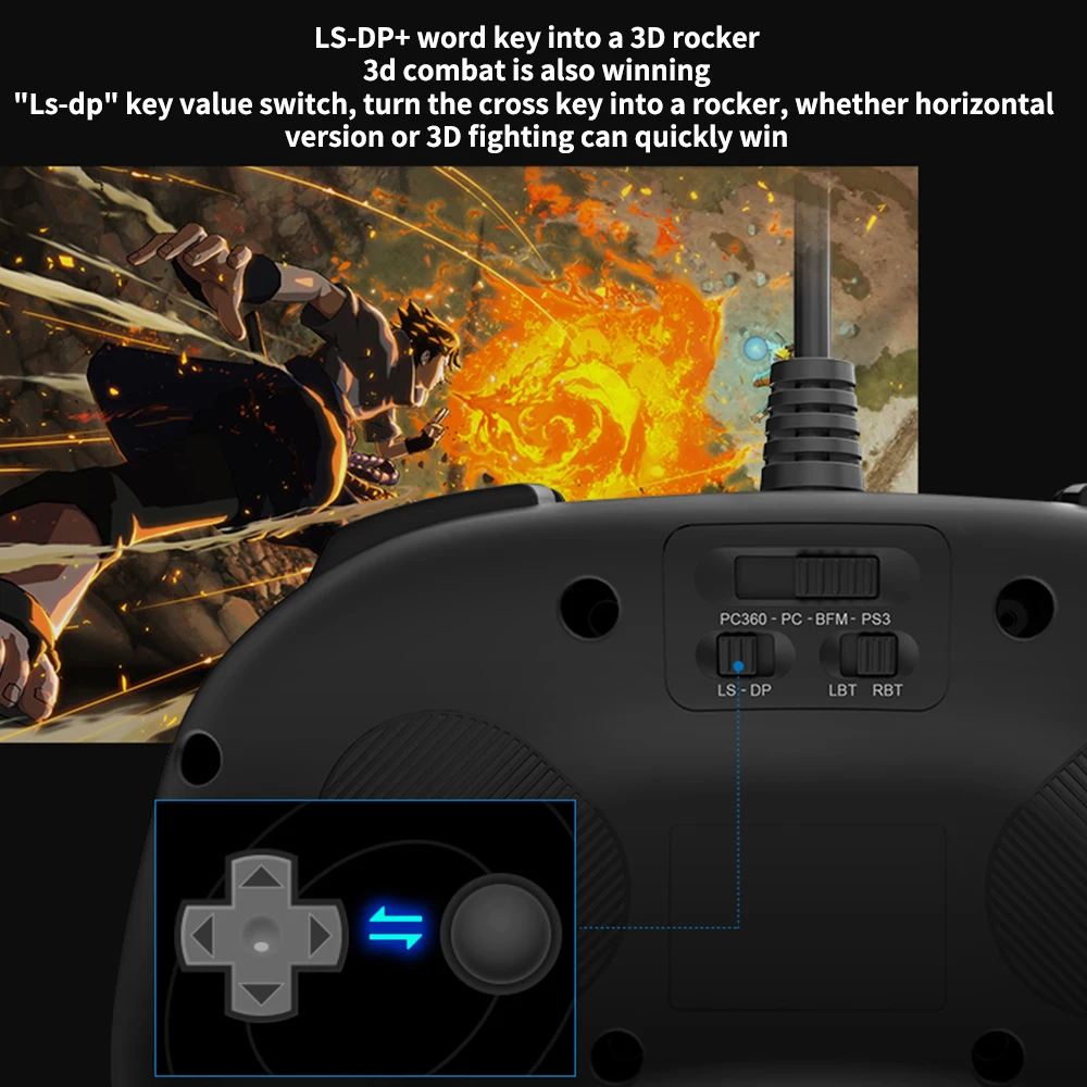 Betop thorn shadow кабель джойстик аркадный Бокс Король 14 игровая ручка ПК компьютер usb уличный хулиган 5 бокс хулиган 97 игра