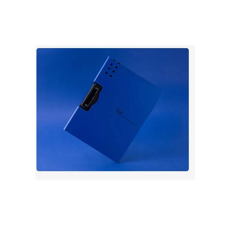 Xiaomi Fizz горизонтальная A4 папка матовая текстура портативная панель портативный пенал офисный файл карман школа - Цвет: Синий
