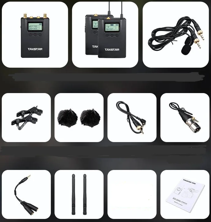 Takstar SGC-200W Wireless Recording Microphone Mic