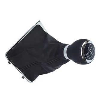 

5/6 Speed Car Gear Shift Knob Lever Stick Gaiter Boot Cover Collar for Volkswagen VW Passat B6 2005-2011 Car Handball Accessory