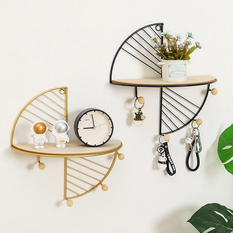 Creative Hexagon Wall Shelf - Image 5