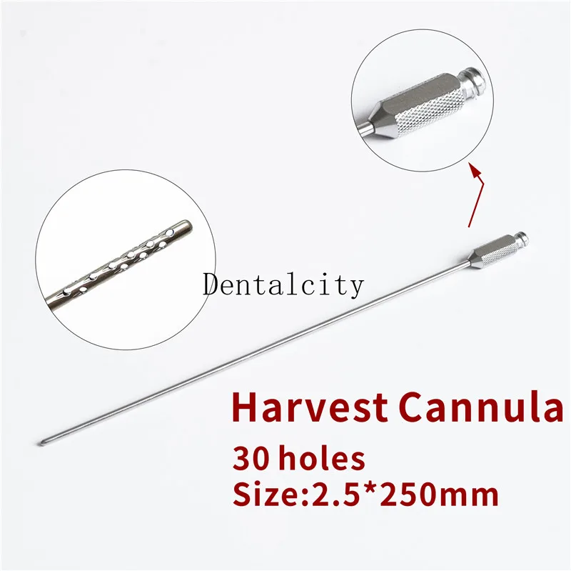 

Liposuction Cannulas 20/30 Hole Harvest cannula for easier re-injection frduces blocking with CE