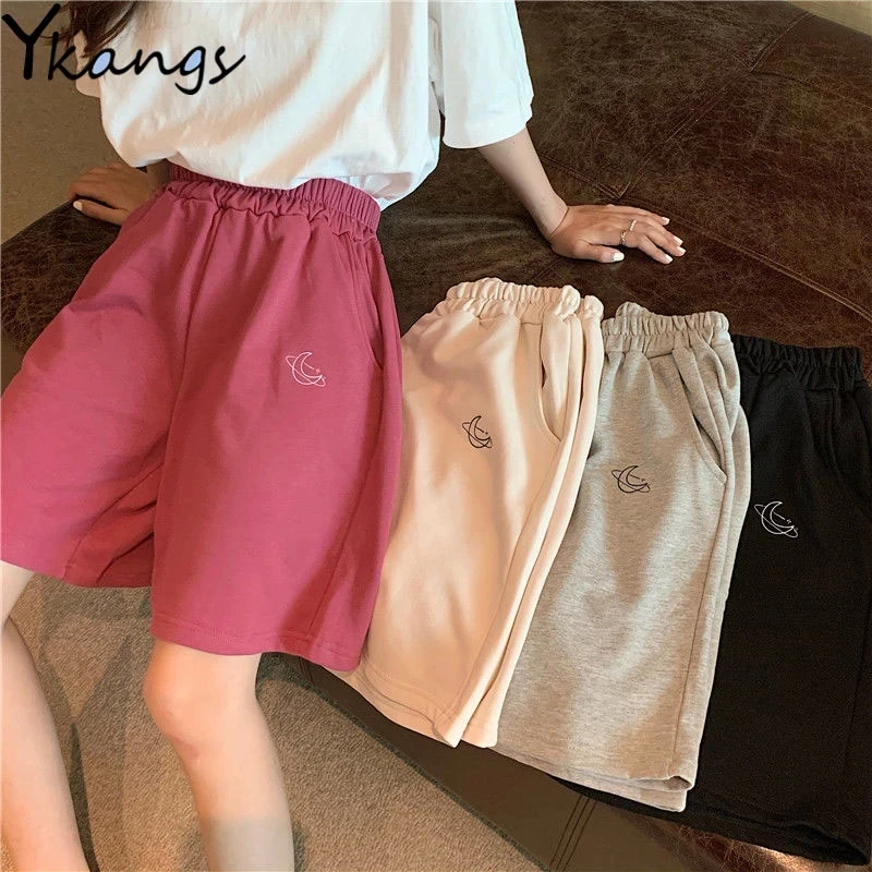 Y2k Fashion Casual Loose Vintage Summer Thin Sports Pants Women Elastic High Waisted Vintage Trousers Female Wide Leg Sweatpants