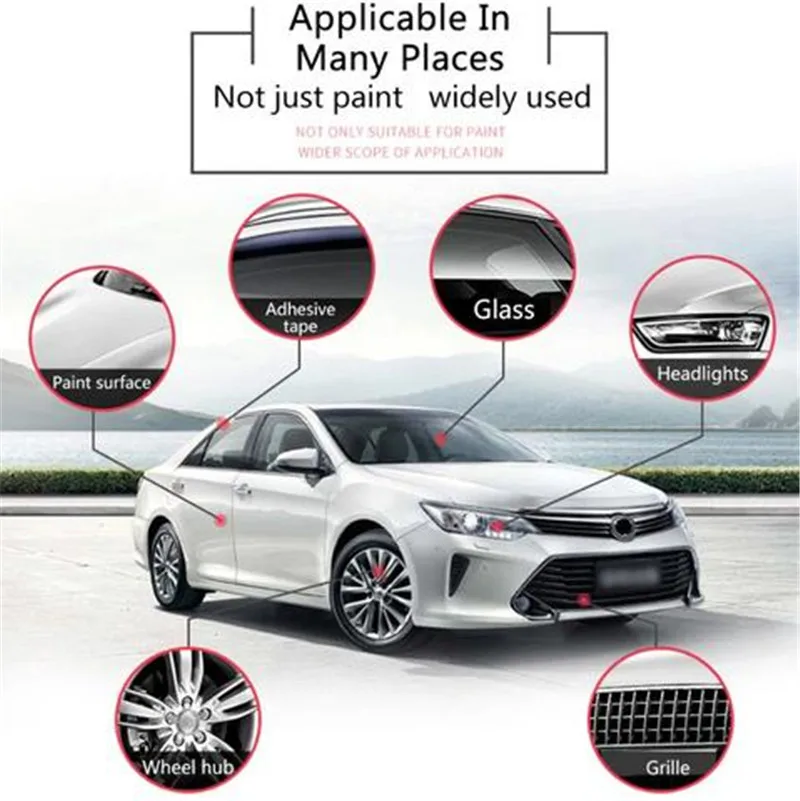 Auto Quick Coat Ceramic Coating Car Wax 3 in 1 Hydrophobic Car Polish Waterless Wash Shine Polymer Sealent Spray Protection