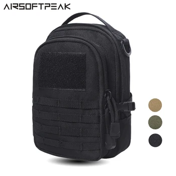 

Tactical Molle Pouch Bag for Vest Backpack Belt Utility EDC Pouch Waist Pack Outdoor Hiking Camping Military Hunting Accessory B