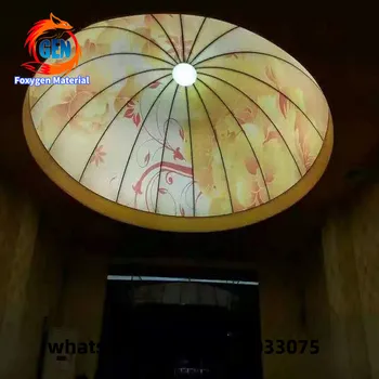 

stretch ceiling fabric China manufacturer blue sky pvc stretch ceiling film fabric plastic panel