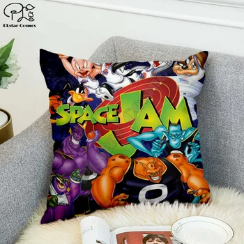

Anime Bugs Bunny 3D printed Polyester Decorative Pillowcases Throw Pillow Cover Square Zipper Pillow cases style-3