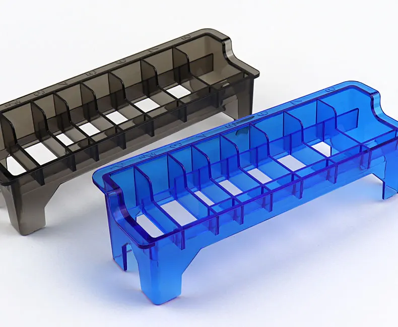 8 Grid Guide Limit Comb Cover Storage Box  Hair Clipper Rack Holder Organizer Case Salon Barber Tools，for general