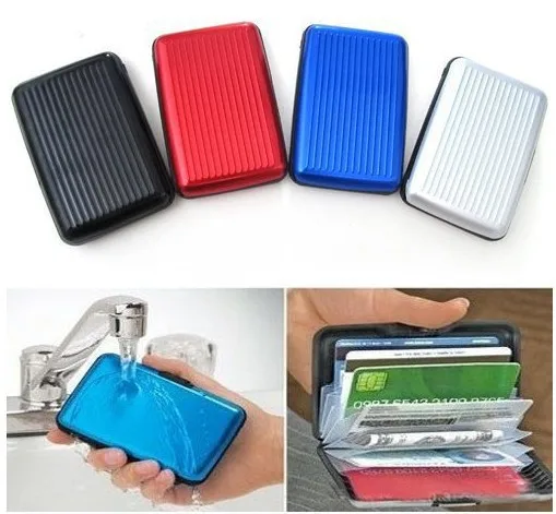 

Aluminium Alloy xin yong ka bao Card Case Aluminum Surface Color Card Box Antimagnetic Bankcards Box Purse