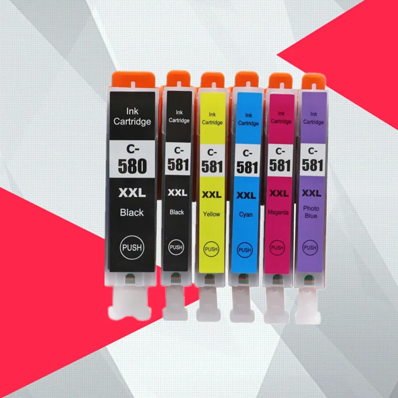 PGI580 CLI581 чернильный картридж PGI 580 CLI 581 XXL для Canon Pixma TR7550 TR8550 TS6150 TS6151 TS8150 TS8151 TS8152 TS9150 TS9155