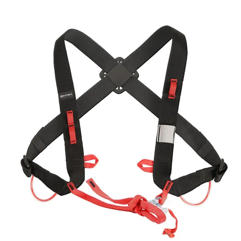 

Chest Harness Safety Waist Belt Shoulder Strap Outdoor Climbing Caving Rescue 50-120cm flexible adjustment Safety Belt