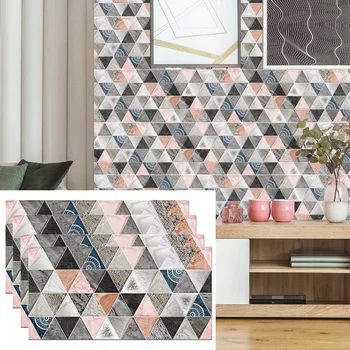 

60X30cm 3D Brick Sticker Wallpaper DIY Waterproof Stickers Self-Adhesive For Home Decor Kitchen Roof Ceiling TV Background Decor