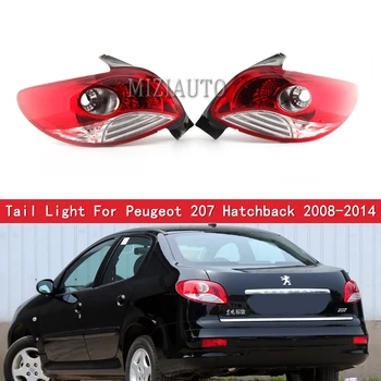 

Rear Tail Light For Peugeot 207 Hatchback 2008 2009 2010 2011 2012 2013 2014 Rear Braking Signal lamp Car Styling Fast Shipping