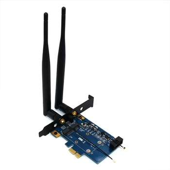

Mini PCI-E PCI Express to PCI-E 1X Adapter with SIM Card Slot for 3G/4G/LTE Card and WiFi