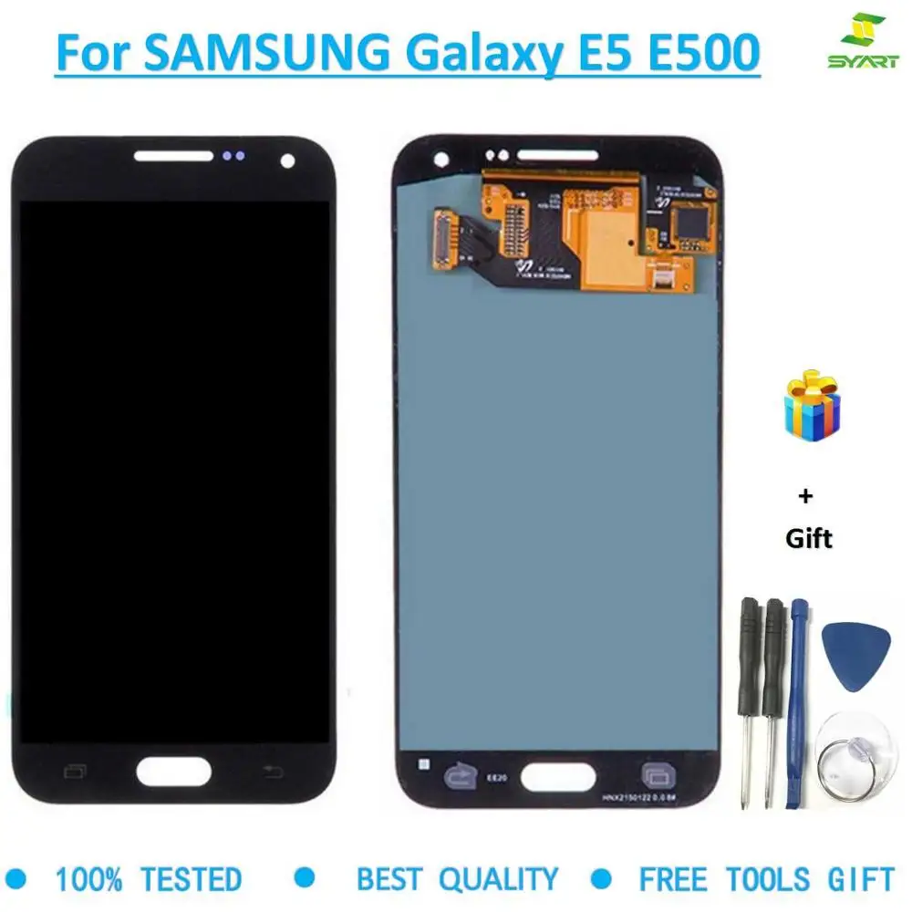 

TFT LCD Screen For Samsung Galaxy E5 E500 E500F E500H E500M LCD Global Version Display touch Digitizer replacement parts +tool