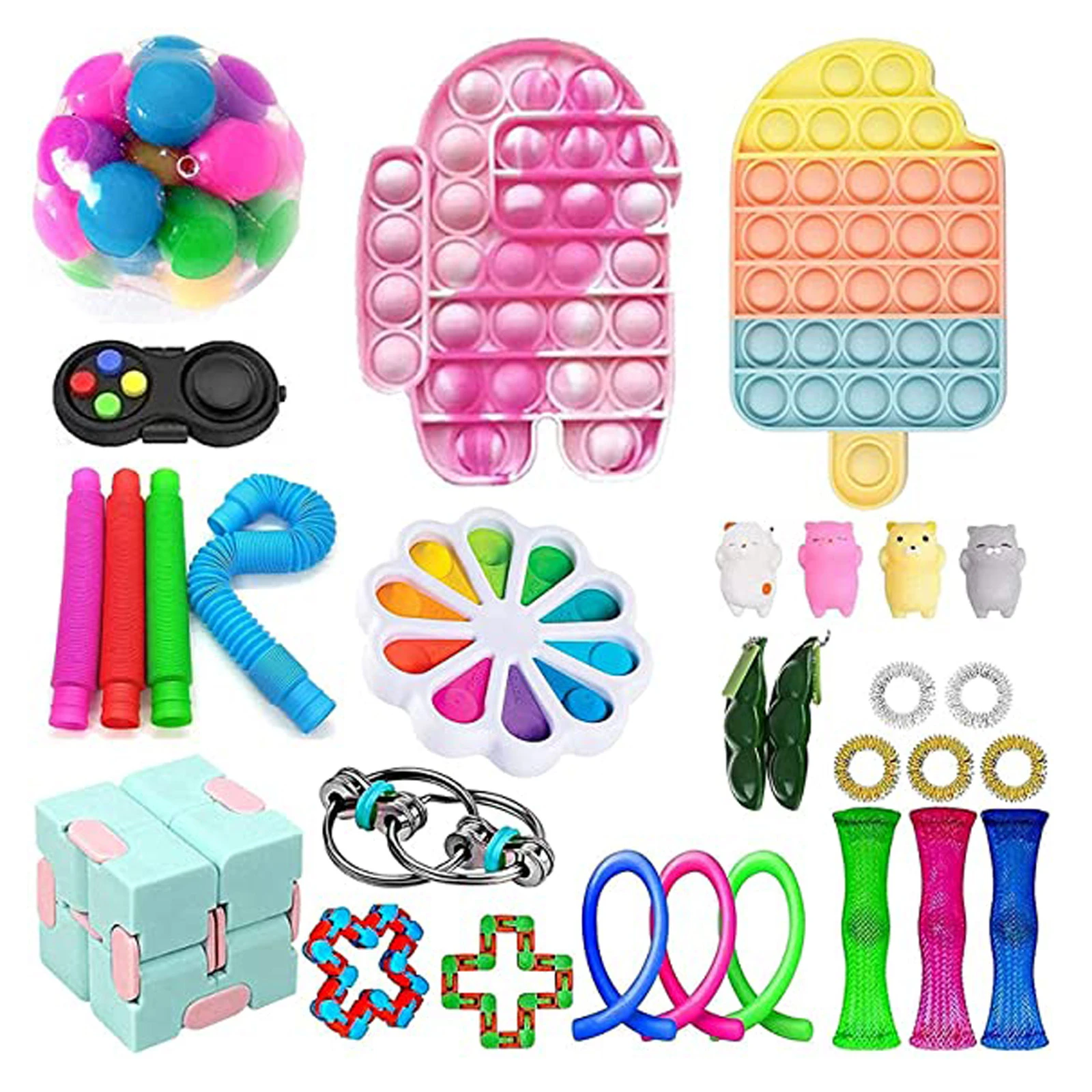 Kit De Fidget Toys Push Pops Bubble 